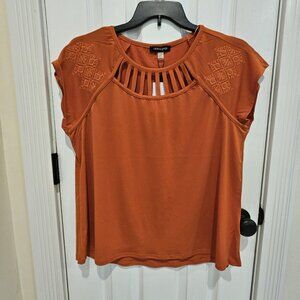 NWT Size XL Cable & Gauge Dress Shirt GoldFlame Color  Style CSTP03875M